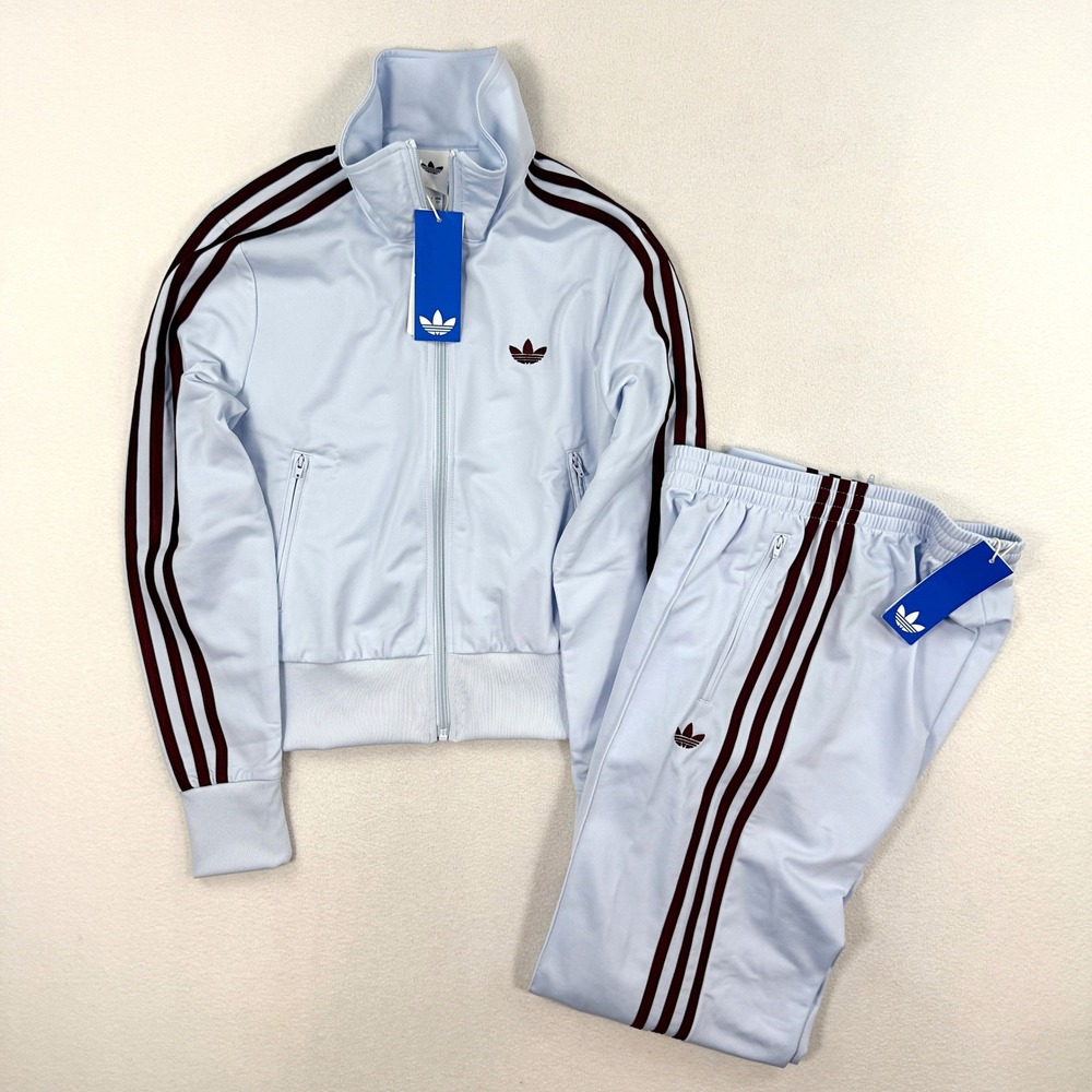 Adidas Firebird Track Suit 'Crystal Sky Maroon' / Size L Womens / New